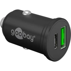 Автомобільний зарядний пристрій подвійний Goobay USB-C PD 45 Вт (4040849617393)