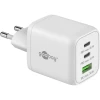 Мережевий зарядний пристрій Goobay 64754 65W USB-C PD GaN White (4040849647543)