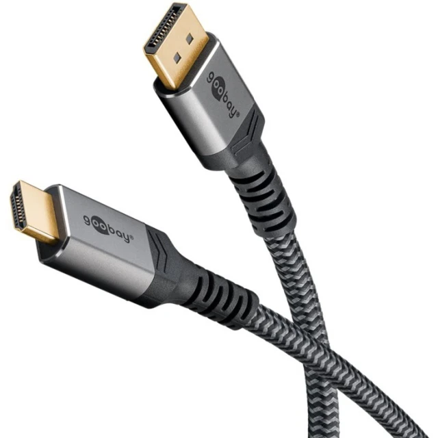 Кабель-адаптер Goobay DisplayPort — HDMI 2 м (4040849652691)