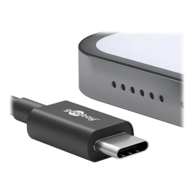 Кабель Goobay USB-C 1 м (4040849663185)