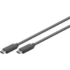 Кабель Goobay USB-C to USB-C 1 м Black (4040849679766)
