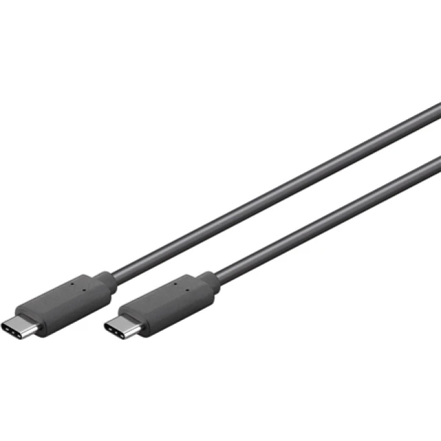 Кабель Goobay USB-C to USB-C 1 м Black (4040849679766)