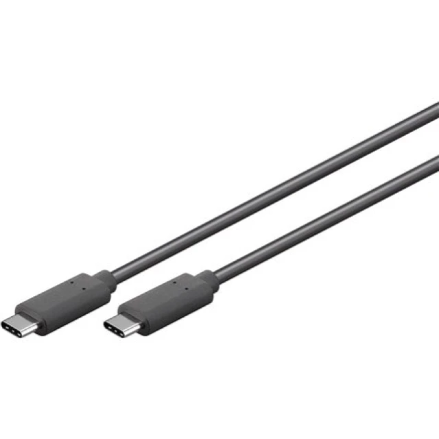 Кабель Goobay USB-C to USB-C 1 м Black (4040849679766)
