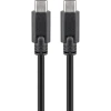 Кабель Goobay USB-C to USB-C 1 м Black (4040849679766)