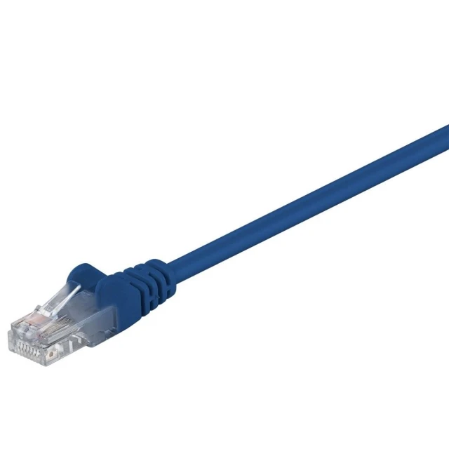 Сетевой кабель Goobay CAT 5e UTP RJ-45 0,5 м Blue (4040849683350)