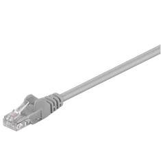 Сетевой кабель Goobay CAT 5e U/UTP 1 м Grey (4040849683428)