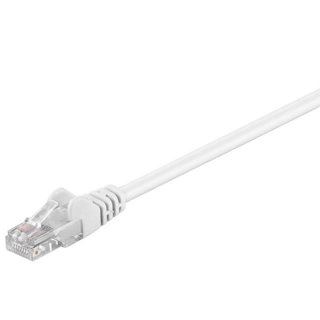 Патч-корд Goobay CAT 5e U/UTP RJ-45 — RJ-45 3 м White (4040849685064)