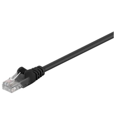 Патч-корд Goobay CAT 5e U/UTP RJ-45 — RJ-45 2 м Black (4040849686474)
