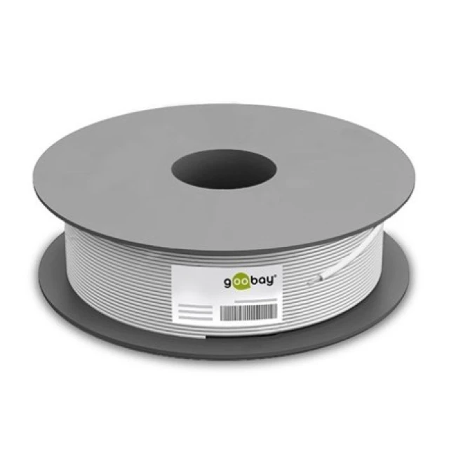 Кабель мережевий Goobay CAT 5e U/UTP 100 м Grey (4040849687105)