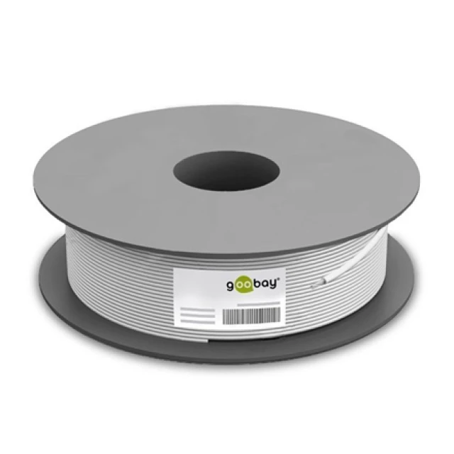 Кабель мережевий Goobay CAT 5e U/UTP 100 м Grey (4040849687105)