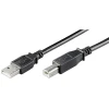 Кабель Goobay USB-A — USB-B 3 м Black (4040849689017)