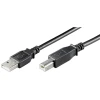 Кабель Goobay USB-A — USB-B 3 м Black (4040849689017)