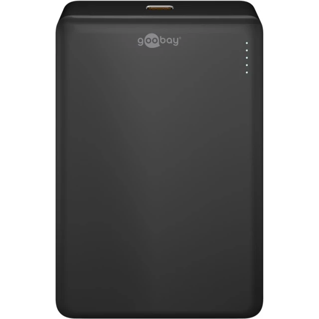 Портативний зарядний пристрій Goobay Magnetic Wireless 10000 mAh USB-C Black (4040849701832)