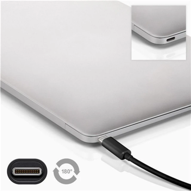 Кабель Goobay USB-C (m) — USB-A (m) 3.0 2 м Black (4040849712210)