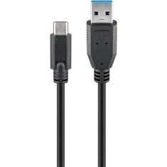 Кабель Goobay USB-C (m) — USB-A (m) 3.0 2 м Black (4040849712210)