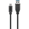 Кабель Goobay USB-C (m) — USB-A (m) 3.0 2 м Black (4040849712210)