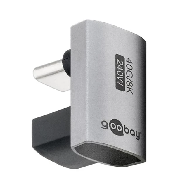 Перехідник Goobay 74445 USB-C 180° U-подібний USB4 (4040849744457)