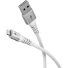 Кабель Goobay Lightning to USB-A текстильний 1 м White (4040849745119)