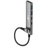 USB-хаб Goobay Slim 4-портовий USB-C на USB-C/USB-A 5 Gbit/s Grey (4040849765636)