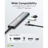 USB-хаб Goobay Slim 4-портовий USB-C на USB-C/USB-A 5 Gbit/s Grey (4040849765636)