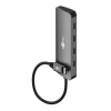 USB-хаб Goobay Slim 4-портовий USB-C на USB-C 10 Gbit/s Grey (4040849765650)