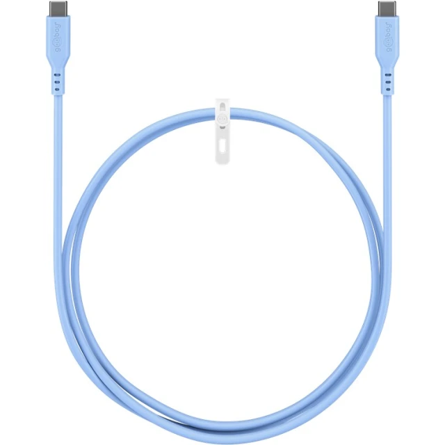 Кабель Goobay USB-C 1,5 м Blue (4040849777417)