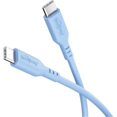 Кабель Goobay USB-C 1,5 м Blue (4040849777417)