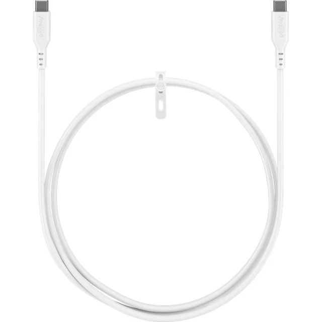 Кабель Goobay USB-C силиконовый 1,5 м White (4040849777431)