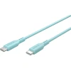 Кабель Goobay USB-C силіконовий 1,5 м Turquoise (4040849777448)