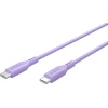 Кабель Goobay USB-C силіконовий 1,5 м Purple (4040849777455)