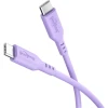 Кабель Goobay USB-C силіконовий 1,5 м Purple (4040849777455)