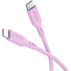 Кабель Goobay USB-C силіконовий 1,5 м Pink (4040849777462)