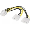 Адаптер живлення Goobay 4-pin Molex to 8-pin PCI-E (4040849932410)