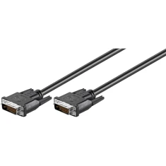 Кабель Goobay DVI-D Dual Link 24+1 1.8 м Black (4040849935732)