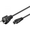 Кабель живлення Goobay CEE 7/7 - C5 1,8 м Black (4040849935862)