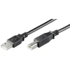 Кабель Goobay USB-A — USB-B 1,8 м Black (4040849935961)