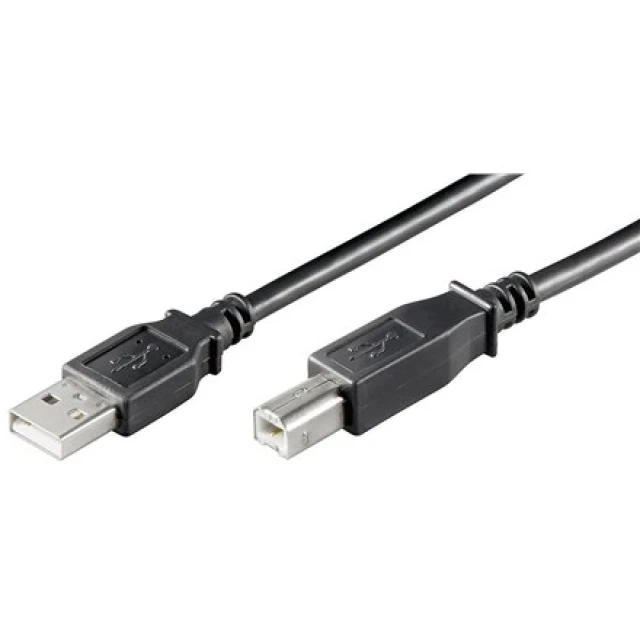 Кабель Goobay USB-A — USB-B 1,8 м Black (4040849935961)