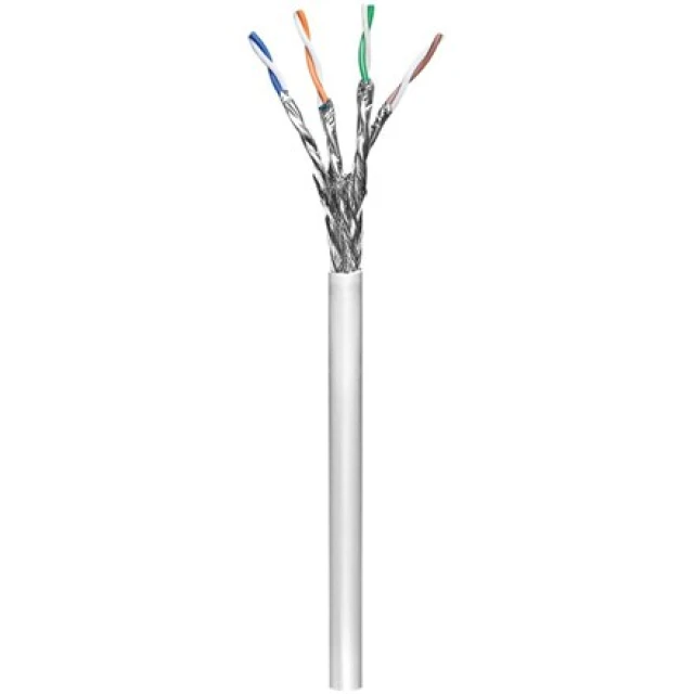 Мережевий кабель Goobay CAT 6 SFTP 100 м Grey (4040849939532)