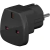 Подорожній адаптер Goobay 2500 Вт Black (4040849942716)