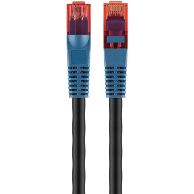 Патч-корд Goobay CAT 6 U/UTP для зовнішнього застосування 15 м Black (4040849943911)