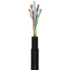 Мережевий кабель Goobay CAT 6 Outdoor U/UTP 30 м Black (4040849943935)