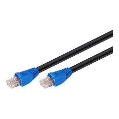 Патч-корд Goobay CAT 6 Outdoor U/UTP 50 м Black (4040849943959)