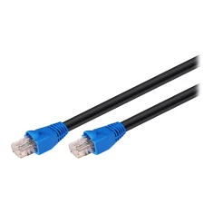 Патч-корд Goobay CAT 6 Outdoor U/UTP 75 м Black (4040849943973)
