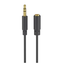 Подовжувач аудіо Goobay 3,5 мм mini-jack 5 м Black (4040849971228)