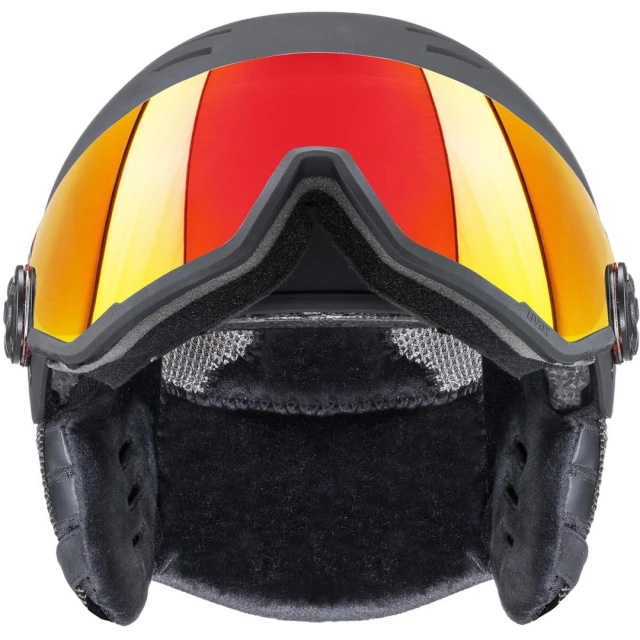 Гірськолижний шолом UVEX Wanted Visor 58-61 см L Black (4043197340555)