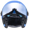 Гірськолижний шолом дитячий UVEX Rocket Jr. Visor Matte Blue (4043197340678)