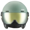 Гірськолижний шолом UVEX Wanted Visor 58-61 см L Green (4043197378060)