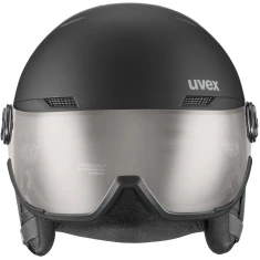 Гірськолижний шолом UVEX Wanted Visor Pro V Matte Black (4043197379524)