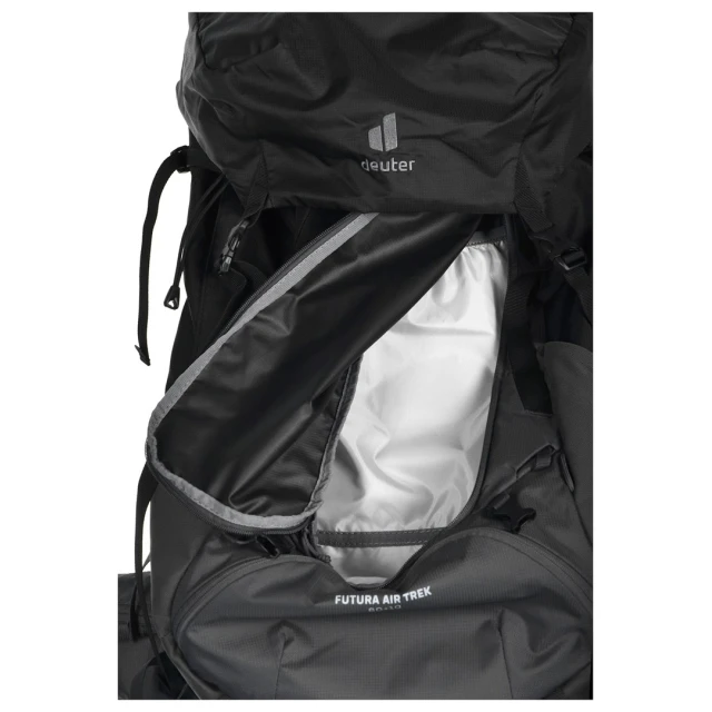 Туристичний рюкзак Deuter Futura Air Trek 60+10 Black/Graphite (4046051112459)