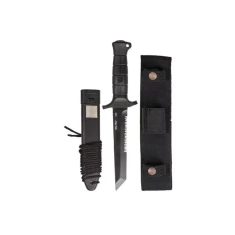 Ніж Mil-Tec German Combat Knife сталь 440 Black (4046872385582)
